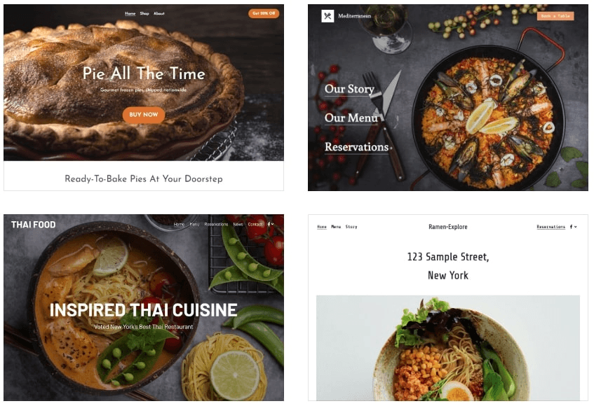 null website-templates-for-food-business